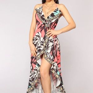 Fashion Nova Ruffles High Low Dress